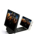 thumbnail image 1 of 3D Foldable Cell Phone Screen Magnifier HD Expander with Stand black, 1 of 5