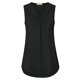 thumbnail image 3 of Chaleco con cuello en V para mujer, camiseta sin mangas, camiseta informal de poliéster, lavable a máquina, 3 of 6