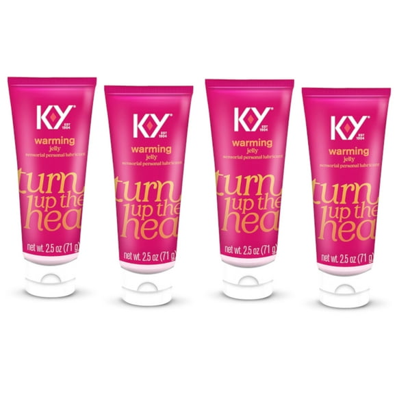 K-Y Gel Lubrifiant Personnel Sensoriel 2.5oz - Lot de 4