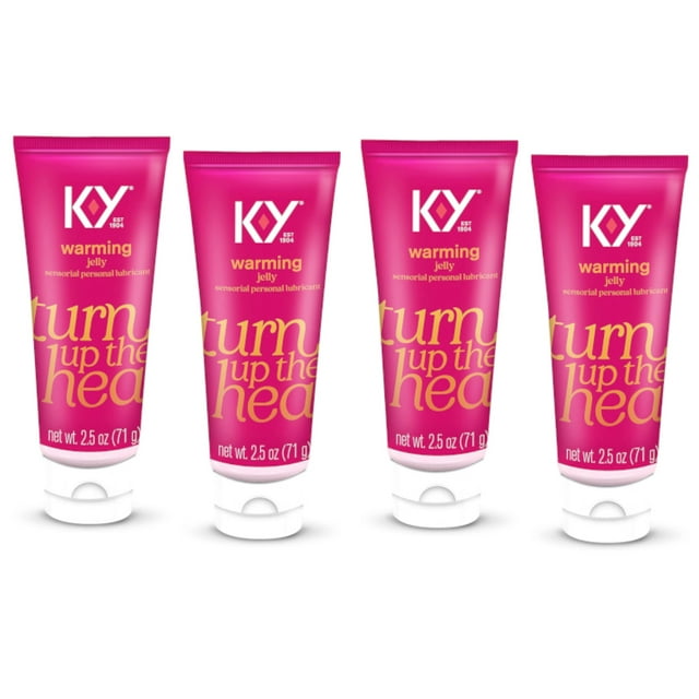 K-Y Gel Lubrifiant Personnel Sensoriel 2.5oz - Lot de 4