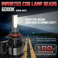thumbnail image 4 of For Jeep Grand Cherokee 2011 2012 2013 LED Headlights Hi/Lo + Fog Lights 6 Bulbs, 4 of 12