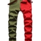 thumbnail image 1 of Jeans ajustados de corte recto para hombre Jeans de mezclilla elásticos lavados informales Los más vendidos, 1 of 4