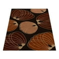 thumbnail image 4 of Rugsotic Carpets Hand Tufted Wool Eco-Friendly Area Rugs - 9'x12', Rectangle, Brown, Modern Contemporary Design, High Pile Handmade Anti Skid Rugs for Living Room, Bed Room (K00668), 4 of 5