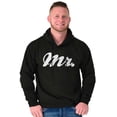 thumbnail image 3 of Mr Husband To Be Newlywed Groom Hoodie Hooded Sweatshirt Men Brisco Brands S, 3 of 6