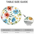 thumbnail image 6 of Round Picnic Table Cloth 100% Waterproof & Oil Proof, Elastic Fitted Table Cover for 45"-52" Round Tables, for Dining, Camping, Outdoor, 6 of 7