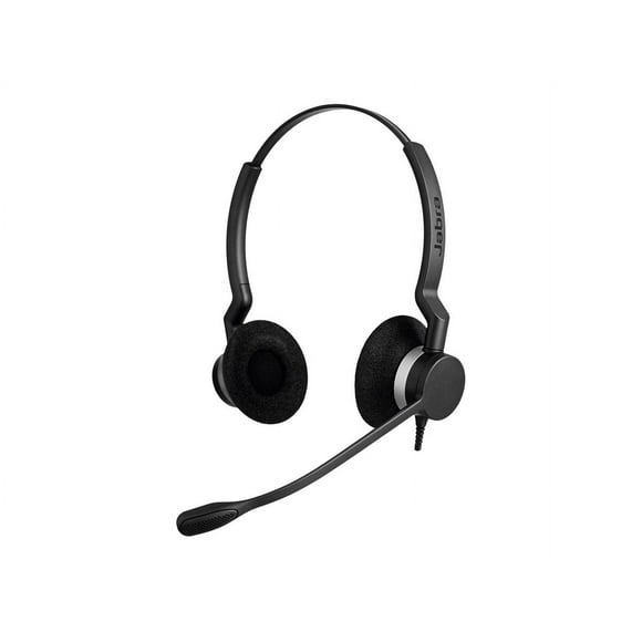 Jabra BIZ 2300 MS QD Duo - Headset - on-ear - wired - Quick Disconnect