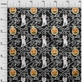 thumbnail image 2 of oneOone Cotton Cambric Black Fabric Halloween Quilting Supplies Print Sewing Fabric By The Yard 56 Inch Wide, 2 of 4