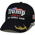 MAGA Hat Make America Great Again Slogan with USA Flag Donald Trump