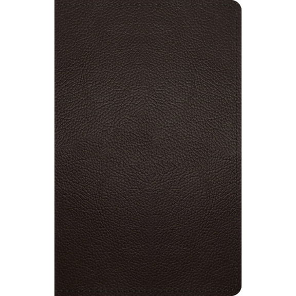 ESV Large Print Personal Size Bible (Buffalo Leather, Deep Brown), (Hardcover)