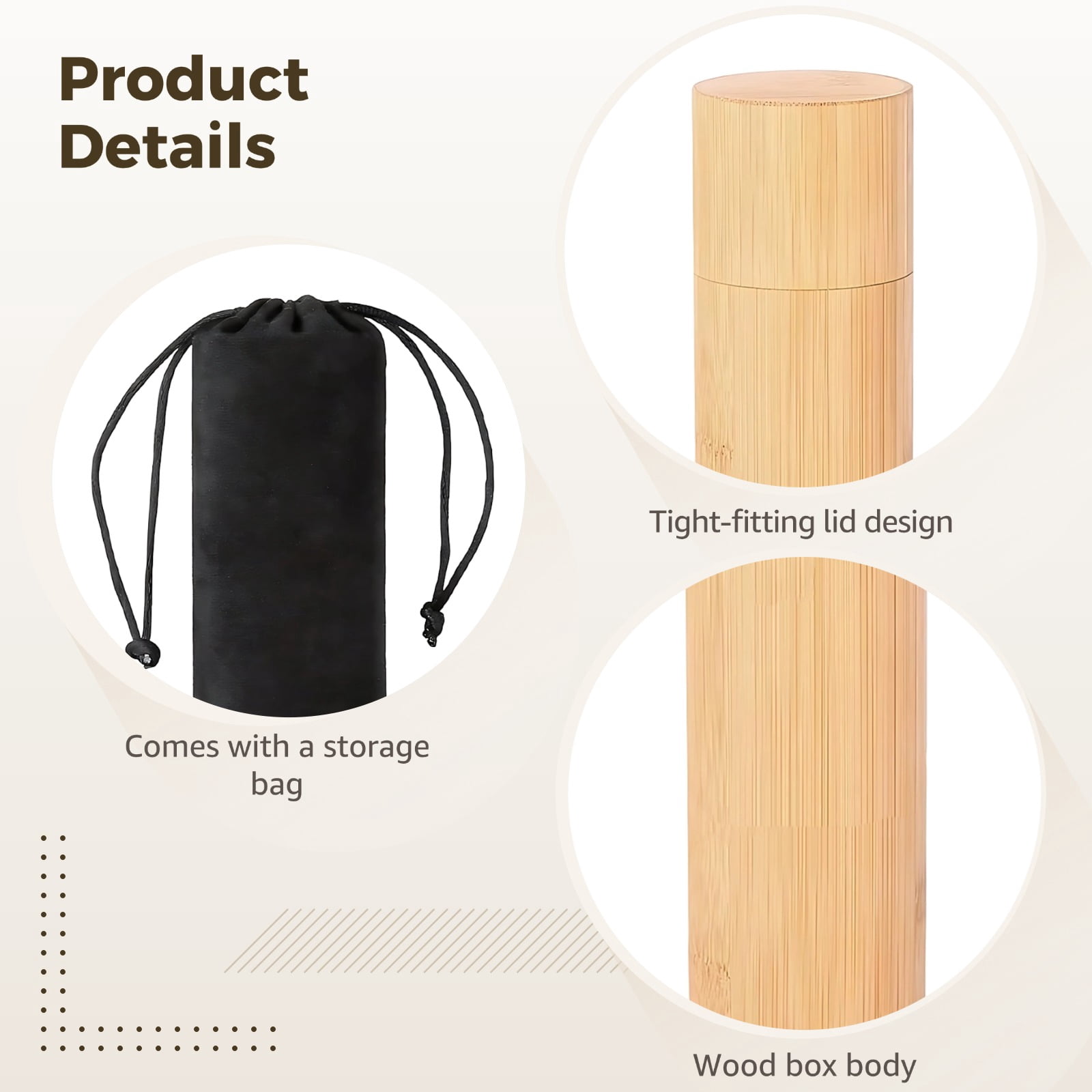 4 Pcs Wood Scattering Urns for Ashes Set, Cremation Tubes with Tree Design, Small Keepsake Urns for Pet Ashes, Urns with Black Storage Bags