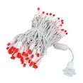 thumbnail image 2 of Novelty Lights Red 100 LED Christmas Mini Light Set (white Wire, 34 Feet), 2 of 8