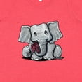 thumbnail image 4 of Inktastic Kiniart Elephant Women's Plus Size T-Shirt, 4 of 5