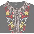 thumbnail image 3 of Hauts Brodés Mexicains Boho pour Femmes Manches Longues Tuniques Décontractées Paysannes Blouse d'Automne Chemises pour Femmes, 3 of 5