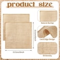 thumbnail image 2 of Manteles de yute marrón VitalCozy Fall, 15,5 x 15,5 cm, 36 unidades, 2 of 7