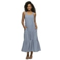 thumbnail image 2 of Cruise Tiered Maxi Sundress (Forever Blue, X-Large), 2 of 3