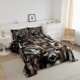 thumbnail image 3 of Erosebridal Camo American Flag Comforter Set,Rustic Deer Bedding Set Full,Hunting Down Comforter,Moose Wildlife Reversible Bed Set with 2 Pillowcases Bedroom Decor, 3 of 7