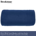 thumbnail image 2 of Brookstone Fleece Blanket 2 in 1 Super Soft Cozy Portable Travel Blanket with Carrying Case, 2 of 6