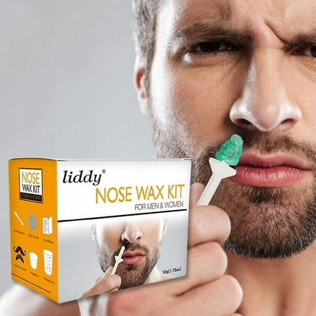 Nose Wax For Men And Women, Nasal Hair Removal Wax Kit With Highly Safe ...