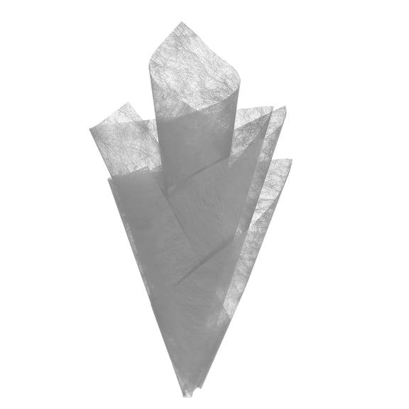 11.8 inches Tissue Flower Wrapping Paper, 80 Sheets Waterproof Floral Bouquet Wraps Gift Packaging Tissue for Party Birthday Wedding Holiday Decorations Crafts, Grey