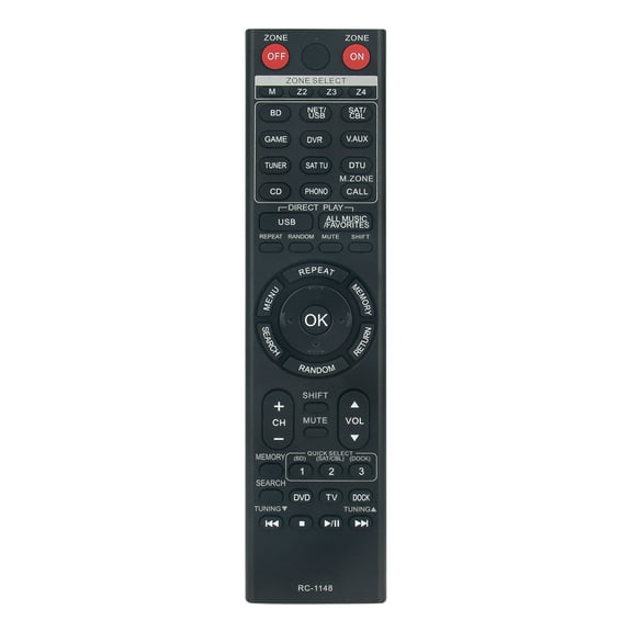 New RC-1148 Replace Remote Control fit for DENON Receiver AVR3311/991