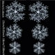 thumbnail image 3 of Adornos navideños, adornos navideños, regalos navideños, 6 piezas, copos de nieve tridimensionales de Navidad, colgante de copo de nieve, colgante de árbol de Navidad, copo de nieve colgante, 3 of 7