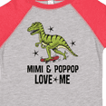 thumbnail image 4 of Inktastic Mimi and PopPop Love Me Dinosaur Boys Toddler T-Shirt, 4 of 5