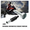 thumbnail image 3 of Silenciador de escape universal para motocicleta, 48 mm, plateado 48mm Argenta, 3 of 6