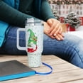 thumbnail image 3 of Guvpev Christmas Tumbler 40 oz Stainless Steel Tumbler Double Wall Vacuum Insulated Coffee Mug Travel Cup with Handle, 3 of 4