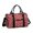 Christmas Cabin Tree Line Art Pattern, variant on Christmas Cabin Snowflake Pattern Gym Bag with Shoe Compartment, Weekender Bag with Wet Pocket and Trolley Sleeve, Water Resistant Gifts Ideas for Family Friends,17.3 X 11.8 X 7.5 Inches
