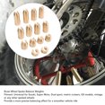 thumbnail image 4 of Poids d'Équilibre pour Rayons en Laiton, Design Précis, Résistant à l'Usure, Poids Réutilisables Universels pour Super Moto, Double Sport, Modèles GS, Vintage, Roues à Rayons, 4 of 7