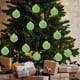 thumbnail image 5 of Adorno Navideño de Terciopelo Oscuro Flocado de 6 Cm para Árbol de Navidad, 12 Unidades, 5 of 7