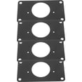 thumbnail image 5 of HEMOTON Cabinet Door Hinge Repair Plate Made of Stainless Steel Black Color Easy to Use for Door 1 Set, 5 of 8