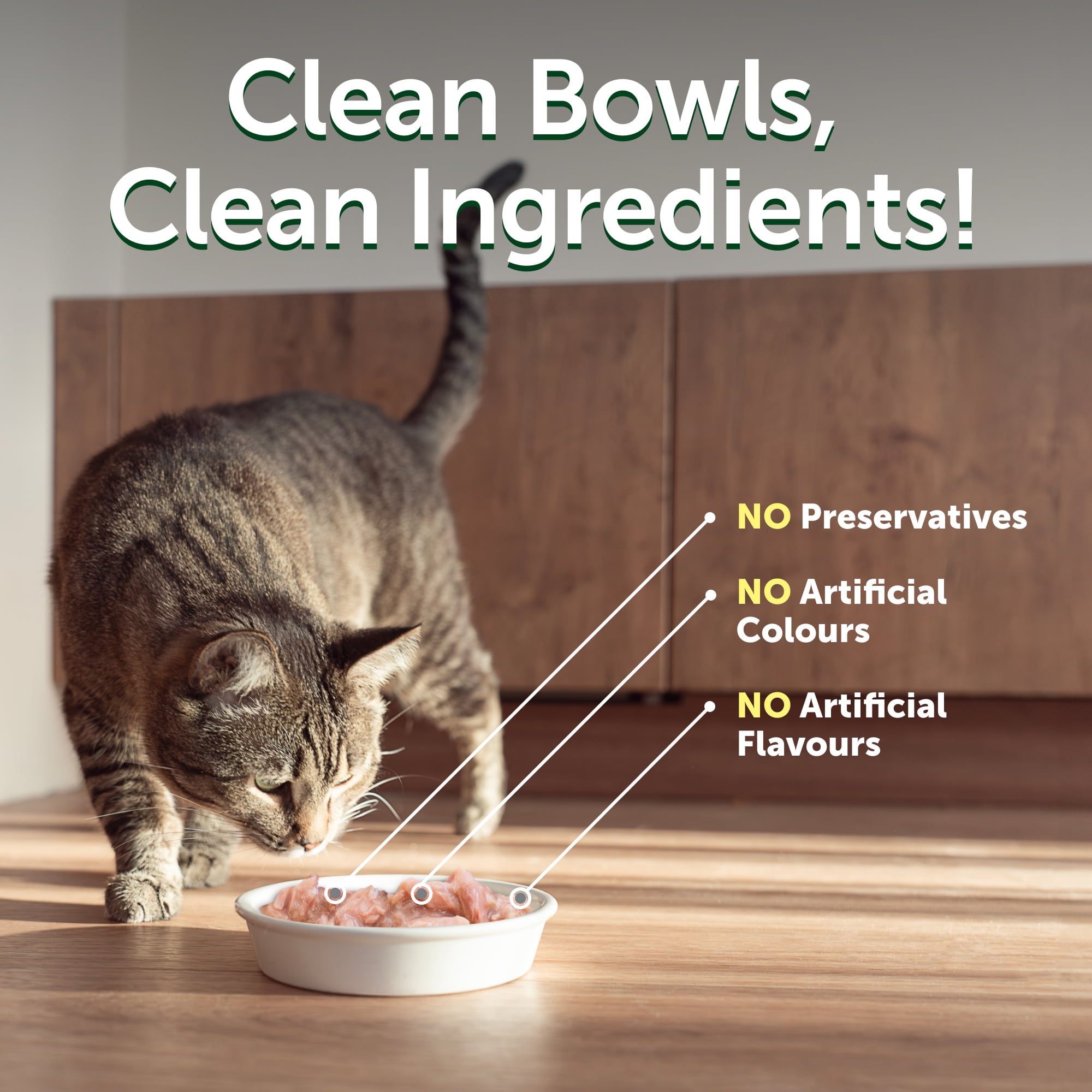 Nature's Protection Superior Care Wet Cat Food Topper in Gravy, High Protein Tuna & Shrimp, 24 x 2.5oz