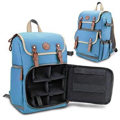 Blue Candy Camera Case - Accessory Power GOgroove Bags and Cases Camera Backpack, Blue