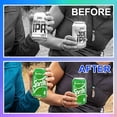 thumbnail image 3 of Skywin Silicone Can Cover - 10 Pack Can Cover can Hides Can by Disguising it as a Can of Soda Silicone Can Sleeve (Green/White), 3 of 7