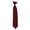 Maroon, variant on Solid Maroon Boy's 14" Clip On Tie. Age 7 to 10 Years Old