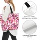 thumbnail image 3 of Fotbe Cute Girl Bolsa Tote Estética de Lona con Estampado para Mujer - Bolsa Reutilizable de Hombro Casual para Vacaciones, Compras, Trabajo y Gimnasio, 3 of 8