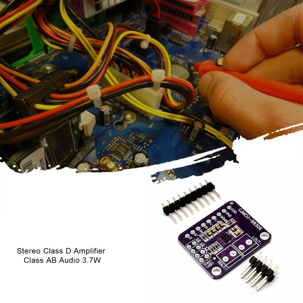 Purple Mcu-98306 Max98306 Stereo Class D Amplifier Class Ab Audio Electronic Parts