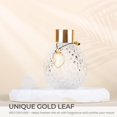 thumbnail image 3 of 4Pcs Reed Diffuser Set with Metal Golden Decoration, 3.5oz-4.2oz Empty Reed Diffuser Bottles with 20Pcs Reed Diffuser Sticks, Unique Design Bottles for Home and Office (Spiky Ellipsoidal), 3 of 7