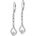 thumbnail image 2 of 14K White Gold Lab Grown Diamond Si1/Si2, G H I, Leverback Earrings Made In India em5573-020-wlg, 2 of 5