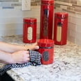 thumbnail image 6 of Anchor Hocking Palladian Window Cylinder Jars, Mixed Sizes, Cherry, Set of 4, 6 of 6