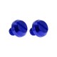 thumbnail image 1 of Tapones para agujeros de espejo de motocicleta Unique Bargains Rosca de mano derecha M8x1.25 Tornillos de espejo retrovisor de motocicleta Azules 2 Pcs, 1 of 1