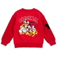 thumbnail image 4 of Disney Mickey Mouse Goofy Donald Duck Fleece Sweatshirt and Twill Jogger Pants Outfit Set Toddler to Big Kid, 4 of 5