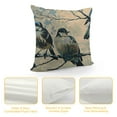 thumbnail image 4 of YINGXI Blue Robin Bird Throw Pillow Cover Stand On Branch Furry Animal Nature Pillow Case Decorative Men Women Boy Girl Room Cushion Cover for Home Couch Bed 12x12in, 4 of 5