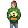 thumbnail image 3 of Icvfdpl Boys Hoodie Sweatshirts Toddler Pullover Sportshirt Children Solid Color Hoody Color Top Coat Kids Tops Daily Casual Wear, 3 of 4