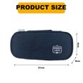 thumbnail image 2 of Estuche FloreceBien, organizador de estuches de gran capacidad; Bolsa de almacenamiento con doble cremallera; Estuche grande para lápices, Universidad, escuela, oficina, Azul oscuro, 2 of 5