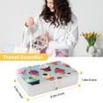 thumbnail image 5 of Ice Cream Portable PU Leather Jewelry Organizer Box with Removable Compartment, 5 of 6