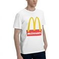 thumbnail image 2 of Mcdonald'S Logo Men'S Basic Short Sleeve T-Shirt Vogue White Small, 2 of 8