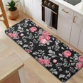 thumbnail image 5 of Pioneer Flower Floral Print Pattern Kitchen Rug Mat,Kitchen Runner Rugs Non Skid Washable,Decorative Kitchen Floor Mats for Kitchen,Sink,Laundry,17"x47.2", 5 of 7