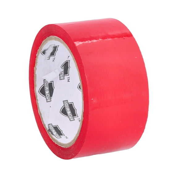 1.88"x55 Yards Carton Sealing Box Tape Color Red 2 Mil 12 Rolls